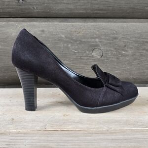 Sole Senseability Phoebe Preppy, Vegan Suede, Platform, Loafer Heels 9.5M